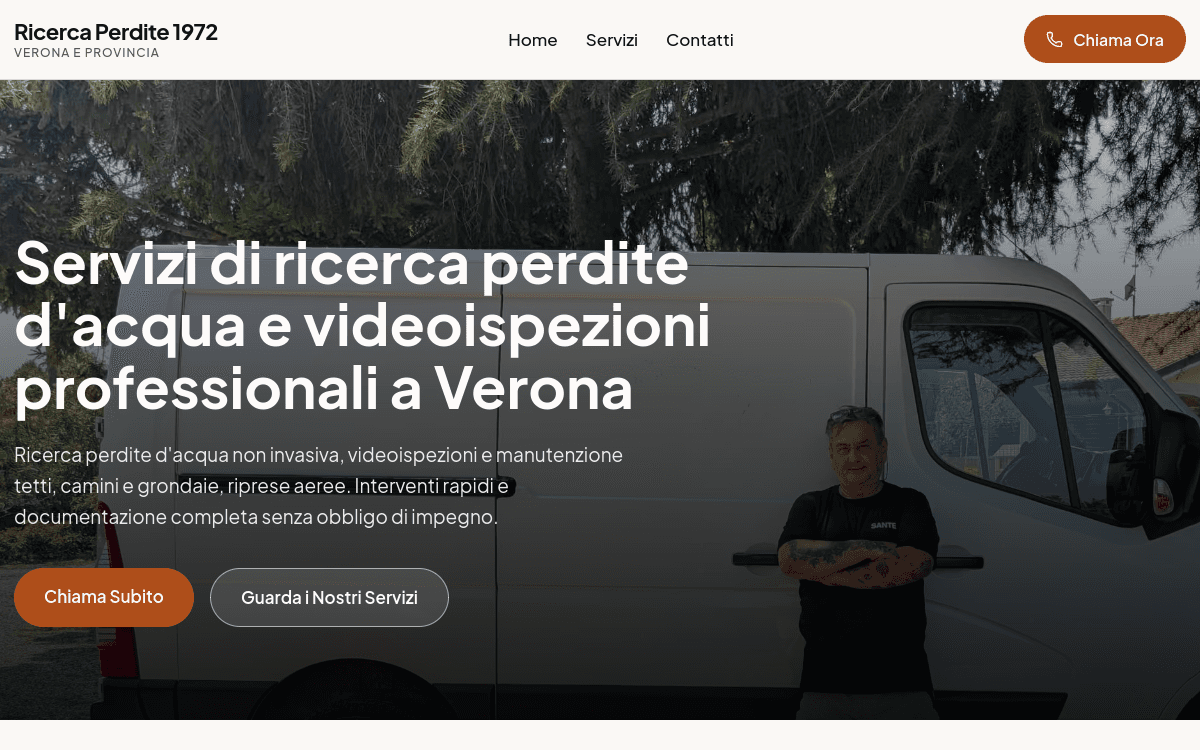 Ricerca Perdite 1972: website